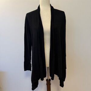Polo Ralph Lauren Women's XL Black Open Front Cardigan Sweater